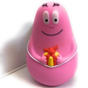 NOVITA' BARBAPAPA' - BARBA PERSONAGGIO : BARBAPAPA CON REGALO CIRCA 8,5 CM