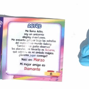 Rainbow You You Unicorn Galaxy Personaggio ASTRO