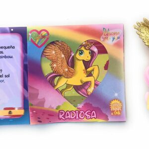 Rainbow You You Unicorn Galaxy Personaggio RADIOSA