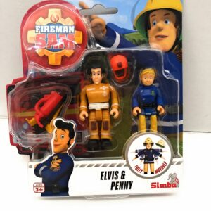 SAM IL POMPIERE BLISTER PERSONAGGIO ELVIS E PENNY - FIRE MAN - FIREMAN