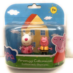 Peppa Pig - Coppia Personaggi Suzy Pecora e George di Giochi Preziosi CCP02821