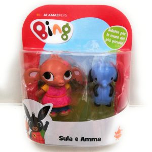 Bing, Coppia di Personaggi Sula e Amma, 8 cm di Giochi Preziosi BNG10300