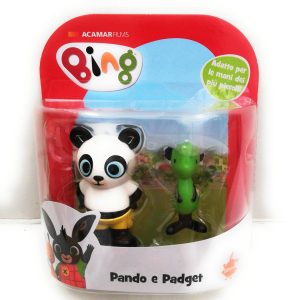Bing, Coppia di Personaggi Pando e Padget, 8 cm di Giochi Preziosi BNG10300