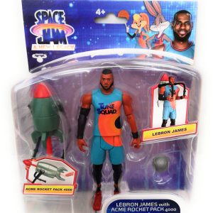 Space Jam, Personaggio Lebron James con accessorio Acme Rocket Pack 40000, da film Space Jam, Giochi Preziosi, PCE05110