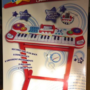 Bontempi MK 3840.2 - Tastiera Elettronica da Terra con Ingresso Mp