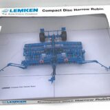 © UNIVERSAL HOBBIES COLLECTION LEMKEN COMPACT DISC HARROW RUBIN LIMITED UH 2776 scala 1/32