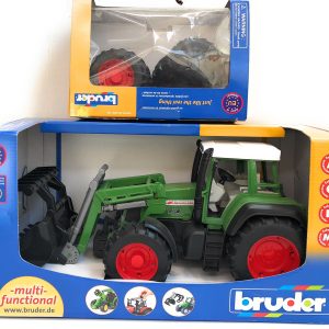 Bruder 02062 - Trattore Fendt Favorit 926 Vario con benna + RUOTE GEMELLATE scala 1/16