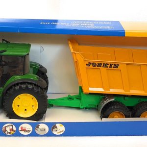 Bruder 01173 - SET Trattore John Deere 03050 + Rimorchio Joskin 02212 -  scala 1/16