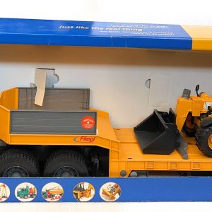 Bruder 01698 - SET CAMION MAN TGA + CAT benna telescopica -  scala 1/16