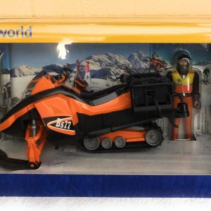 Bruder 63100 - B World Motoslitta e slitta soccorso - sciatore scala 1/16
