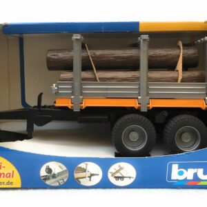 Bruder 02213 -  Rimorchio trasporto tronchi - scala 1/16