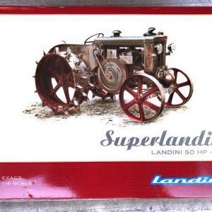 Super Landini Testacalda in metallo e plastica - confezione rovinata- in scala 1/16 CONFEZIONE ESCLUSIVA STORE LANDINI