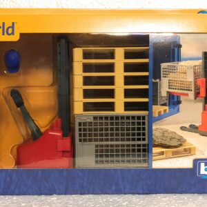 Bruder 62200 - transpallet manuale con accessori   CONFEZIONE ROVINATA PRODOTTO INTEGRO - scala 1/16