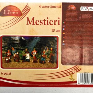 STATUE PRESEPE MOLTO RIFINITE BELLISSIME ADATTO A DI REALIZZA PRESEPI DA RIVENDERE STATUINE -PER PRESEPE DI NATALE FORMATO DA 6 PERSONAGGI MESTIERI FIGURE DIVERSE CM 10