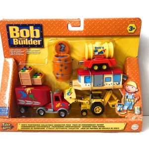 BOB THE BUILDER, BOB AGGIUSTATUTTO : Bob The Builder Die Cast Character Set-bob's Paintworks Take Along