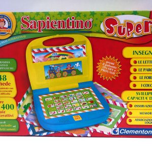 CLEMENTONI SAPIENTINO SUPER -LETTERE -PAROLE-FORME-COLORI