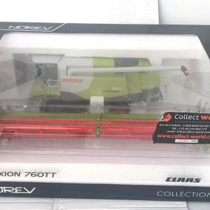 NOREV COLLECTION 320234 CLAAS LEXION 760 TERRA-TRAC CON BARRA CLAAS VARIO 1200 LIMITED EDITION SCALA 1/32 come foto