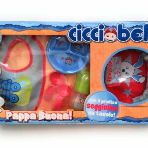 Cicciobello, Set Pappa con Seggiolino, Accessori e Biberon Magico GPZ06992