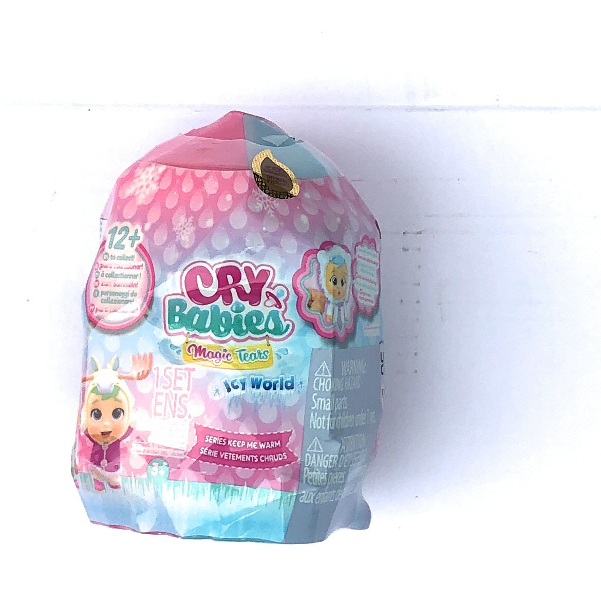 NEW CRY BABIES MAGIC TEARS ICY WORLD CAPSULA ARMADIO  - PUNTA CON ANGOLO AZZURRO - SERIE 88993