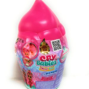 CRY BABIES MAGIC TEARS ICY WORLD Frozen Frutti,capsula fucsia, Piangono Lacrime Vere, Serie 89051