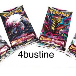 POKEMON in Italiano ( POK Origine perduta ) Offerta 4 Pezzi 1 per Modello - Bustina Booster POK Spada e Scudo 10 Carte Ogni Bustina