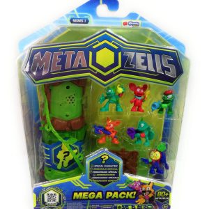 METAZELLS Pack 7 Personaggi + 2 Tronchi S1, con Carte, 2 Tronchi, 2 Accessori e 1 Leaflet Lingua Italiana