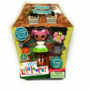 Lalaloopsy - Mini Lalaloopsy 8 cm Blossom Flowerpot con accessori, Giochi Preziosi GPZ12152