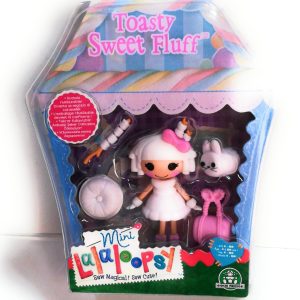 Lalaloopsy - Mini Lalaloopsy 8 cm Toasty Sweet Fluff con accessori, Giochi Preziosi GPZ12193