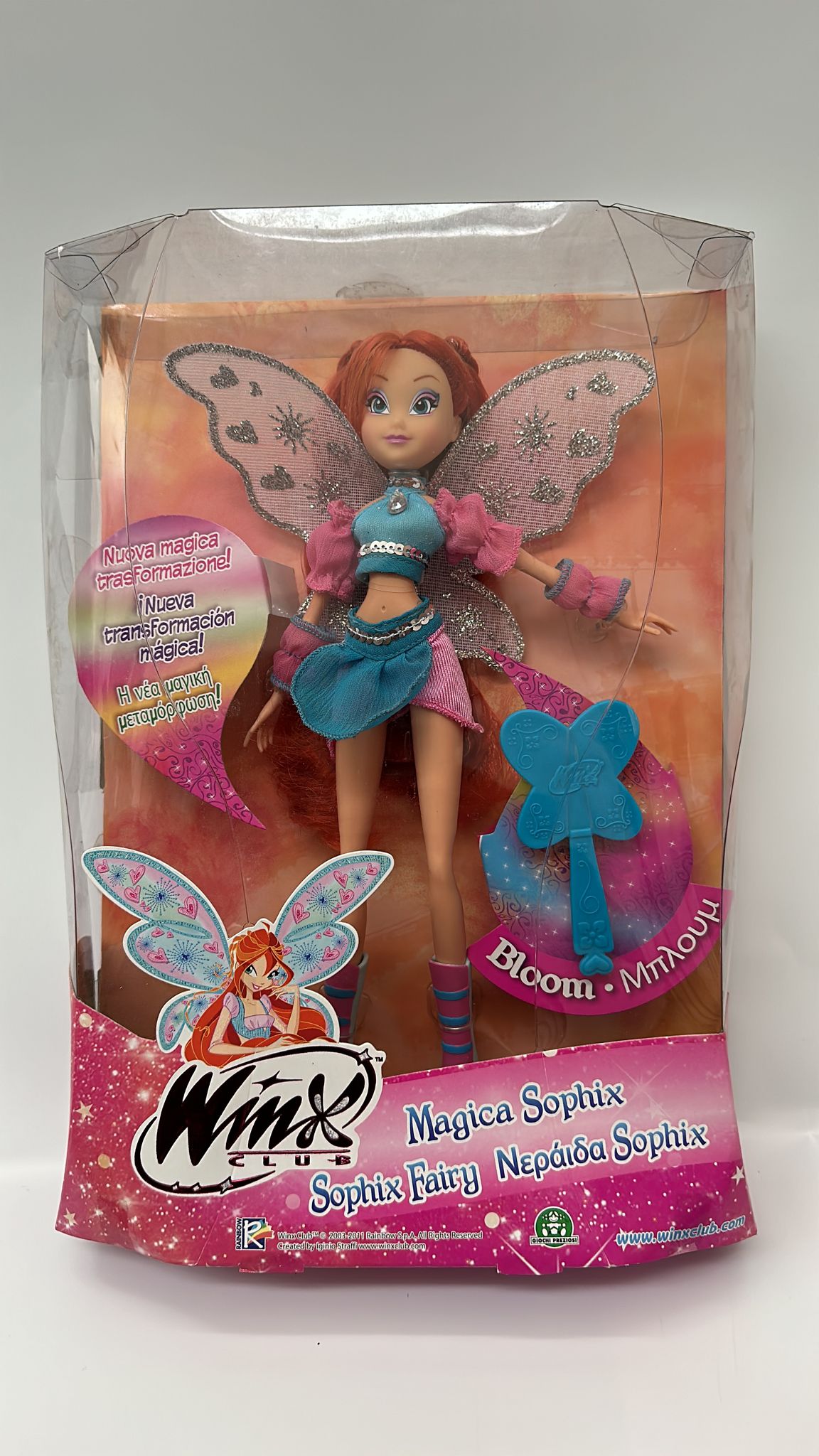 WINX CLUB WINX 3 D NOVITA' PERSONAGGI WINX SOPHIX BLOOM GOCCIA DI LUCE COD 13107