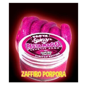 PASTA SQUISHY - PASTA MAGICA - COLORE ZAFFIRO PORPORA - CRYSTAL GEMS