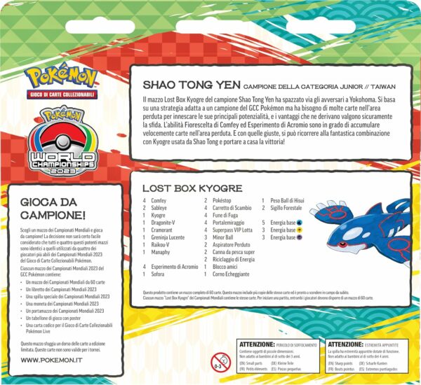 Pokémon Mazzo dei Campionati Mondiali 2023 del GCC Shao Tong Yen, edizione in italiano - immagine 2