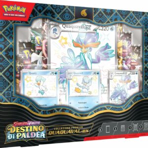 Pokemon Collezione premium Quaquaval-ex dell’espansione Scarlatto e Violetto Destino di Paldea edizione in italiano