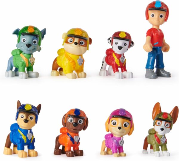 Paw Patrol Jungle Pups, Confezione con 8 Personaggi collezionabili, Spin Master 6068184 - immagine 2