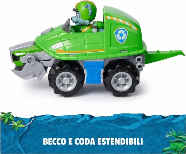 Paw Patrol Jungle Pups, Veicolo Tartaruga di Rocky, Spin Master 6067763 - immagine 2