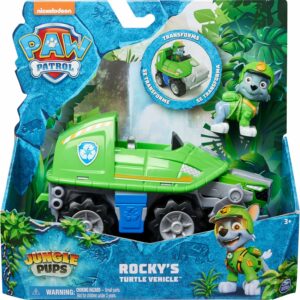 Paw Patrol Jungle Pups, Veicolo Tartaruga di Rocky, Spin Master 6067763