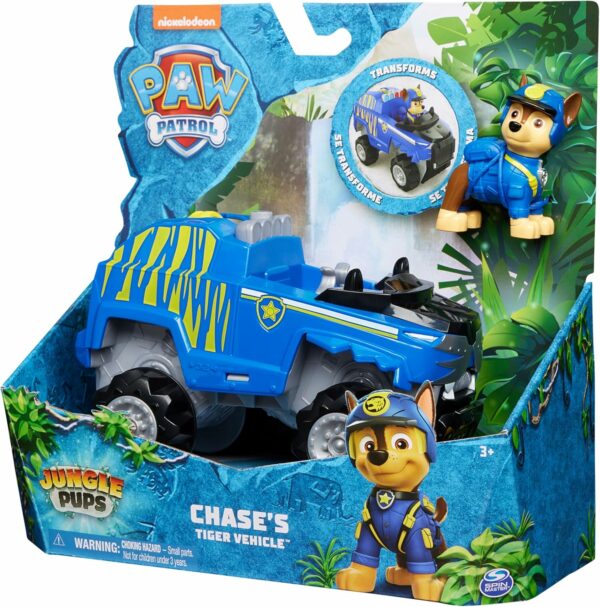 Paw Patrol Jungle Pups, Veicolo Tigre di Chase, Spin Master 6067758