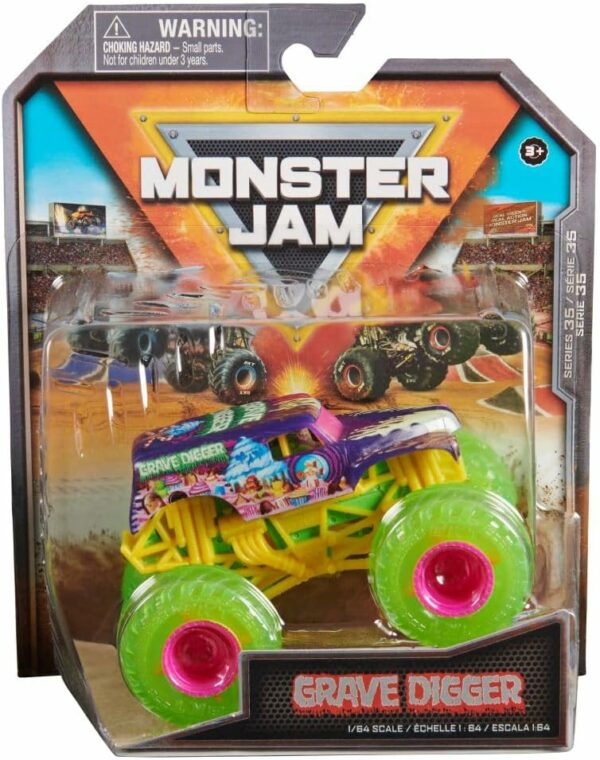 Monster Jam  - Truck  Series 35 Grave Digger in Scala 1:64