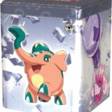 Pokémon Tin, Scatola da collezione impilabile in Metallo, originale, edizione in italiano 2024
