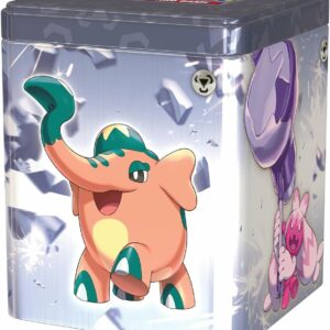 Pokémon Tin, Scatola da collezione impilabile in Metallo, originale, edizione in italiano 2024