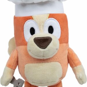 Bluey Friends - Peluche Bingo In Versione Chef Con Cappello Da Cuoco 20 cm, con etichetta, con licenza originale BLY61000 Giochi Preziosi