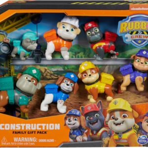 Paw Patrol, Rubble & Crew, Confezione con 7 personaggi collezionabili, Spin Master 6067084