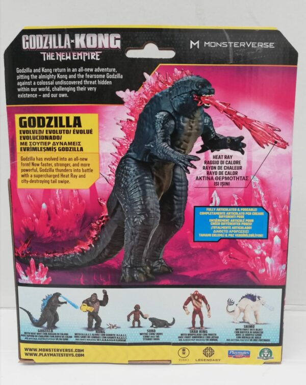 Godzilla x Kong-Godzilla Evolved, statuetta snodata, 15 cm, Giochi Preziosi MN303000 - immagine 2