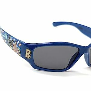 TOYSGIOCATTOLI Occhiali da Sole Bing, Sula, Pando, Flop, Filtro UV400, ovali, Forma Rettangolare, su confezione sagomata, con Cofanetto, multicolore (AZZURRO - BLU)