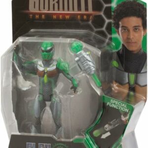 Gormiti THE NEW ERA - Scion Del Clan Della Terra Glen Lancia Sfere Funzione Attacco, 15 cm Articolato, Giochi Preziosi GRV11000