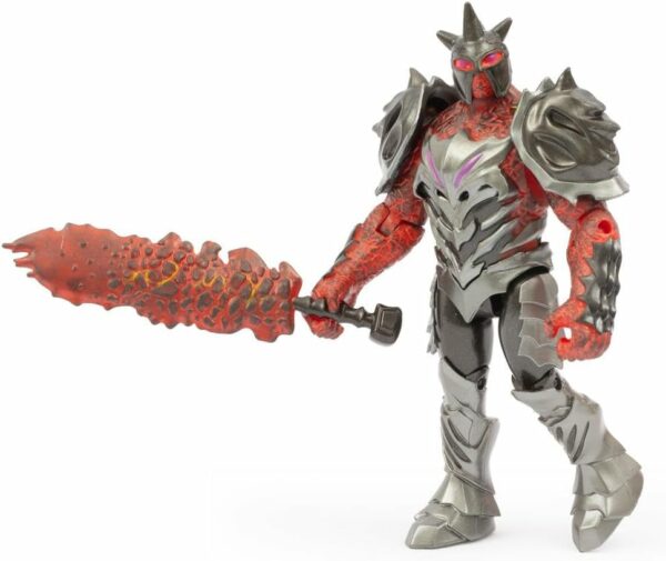 Gormiti THE NEW ERA - Cattivo Generale Krater, Action Figure Villain Con Arma Bracelama, 15 cm Articolato, Giochi Preziosi GRV21000 - immagine 3