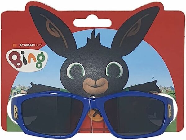 TOYSGIOCATTOLI Occhiali da Sole Bing, Sula, Pando, Flop, Filtro UV400, ovali, Forma Rettangolare, su confezione sagomata, con Cofanetto, multicolore (AZZURRO - BLU) - immagine 4