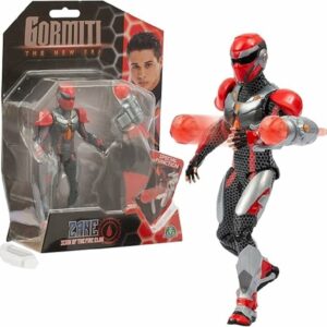 Gormiti THE NEW ERA - Scion Del Clan Del Fuoco Zane Lancia Sfere Funzione Attacco, 15 cm Articolato, Giochi Preziosi GRV11000