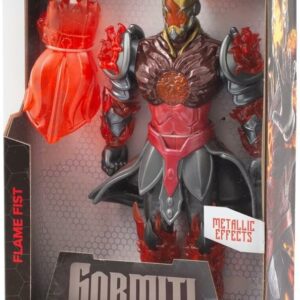 Gormiti THE NEW ERA -Gormita Del Clan Del Fuoco Fireon Zane, Action Figure 27 Cm Articolato, Giochi Preziosi GRV06000