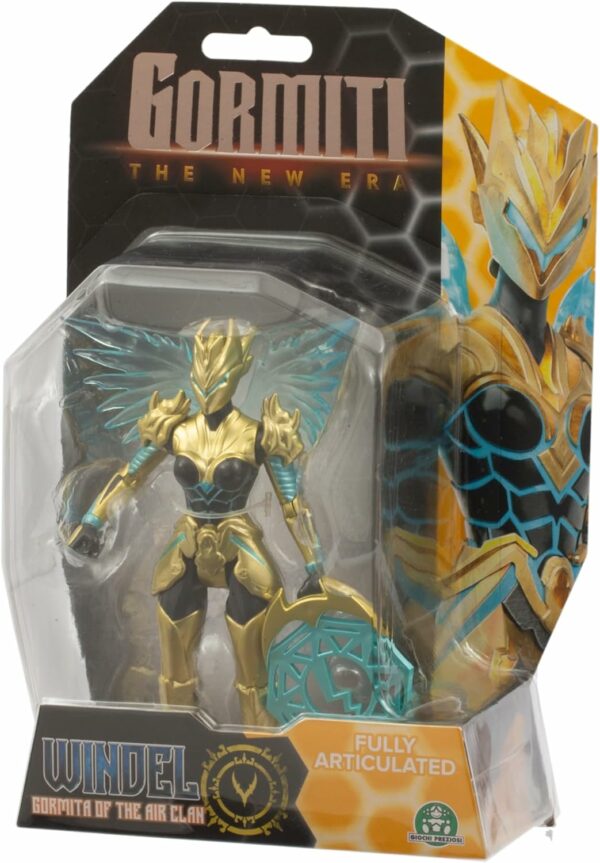 Gormiti THE NEW ERA - Del Clan Dell'Aria Windel (Skye) con accessorio Chakra Energetico, 15 cm Articolato, Giochi Preziosi GRV20000
