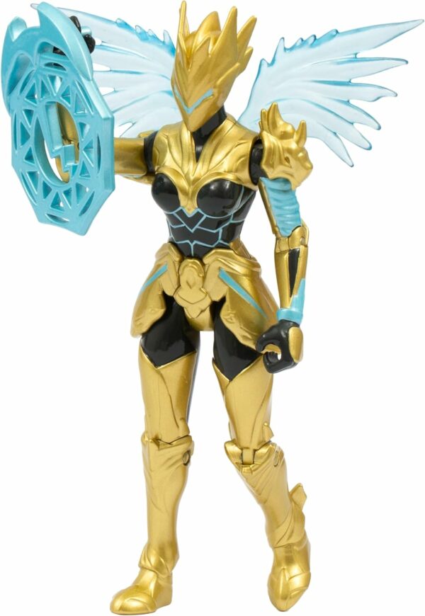 Gormiti THE NEW ERA - Del Clan Dell'Aria Windel (Skye) con accessorio Chakra Energetico, 15 cm Articolato, Giochi Preziosi GRV20000 - immagine 3